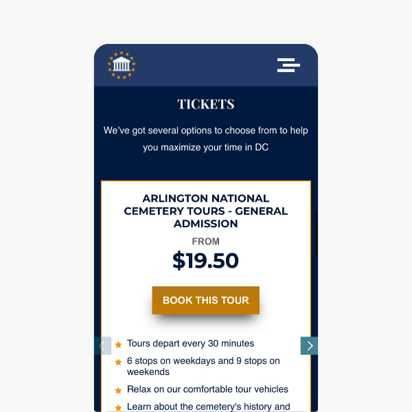 Arlington National Cemetery - tourism marketing