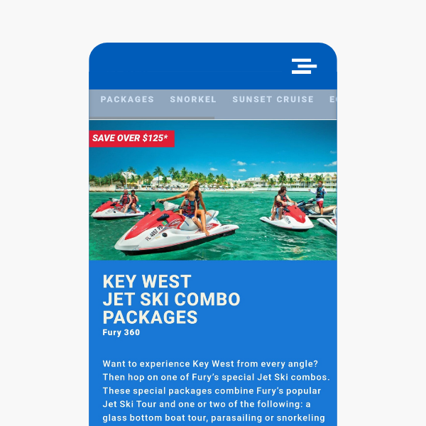 Jet Ski Combo Package - Marketing Agency