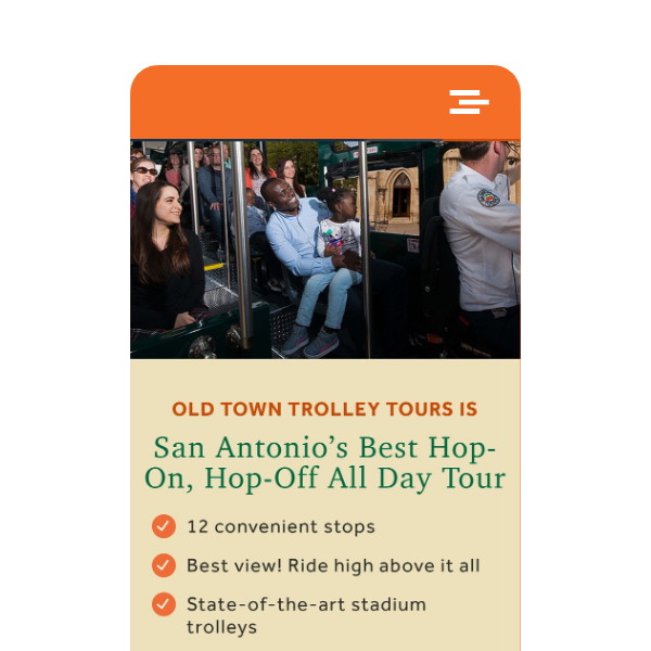 Old Town Trolley San Antonio Website 02