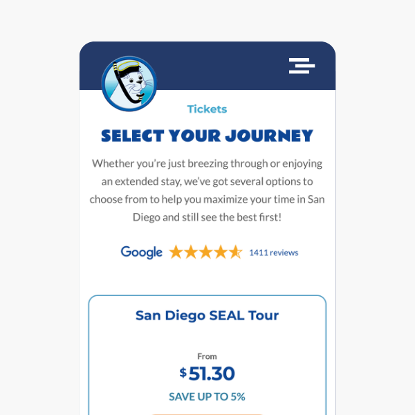San Diego SEAL Tours - tourism advertising