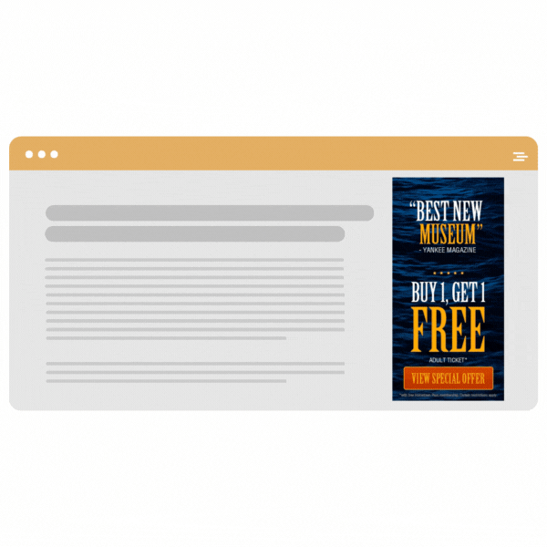 Boston Tea Party BOGO Animated Banner Ad 02