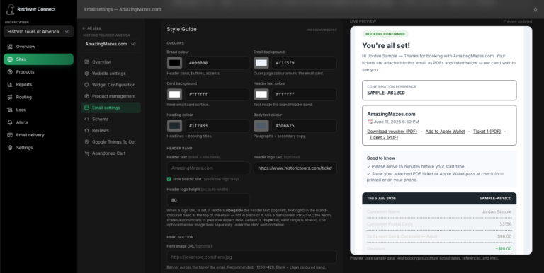 RETRIEVER/Connect — A smarter integration and control layer for Ventrata bookings